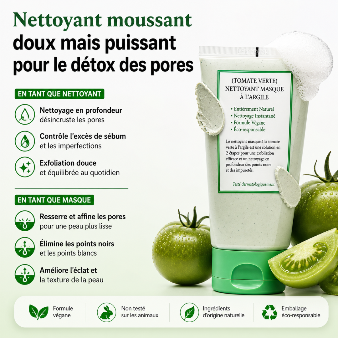 Masque Nettoyant Tomate Verte